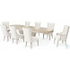 St. Helena Dove Gray Extendable Dining Room Set