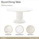 La Marisia Creamy Pearl 60" Round Dining Table