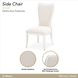 La Marisia Creamy Pearl and Tranquil Dining Side Chair