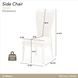 La Marisia Creamy Pearl and Tranquil Dining Side Chair
