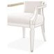 La Marisia Creamy Pearl and Tranquil Dining Arm Chair