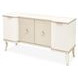 La Marisia Creamy Pearl Sideboard with Adjustable Shelves