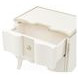 La Marisia Creamy Pearl 2 Drawer Nightstand