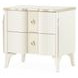 La Marisia Creamy Pearl 2 Drawer Nightstand