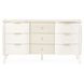 La Marisia Creamy Pearl 9 Drawer Dresser