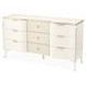 La Marisia Creamy Pearl 9 Drawer Dresser