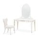 La Marisia Creamy Pearl 1 Drawer Vanity Desk