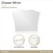 La Marisia Creamy Pearl Dresser Mirror