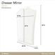 La Marisia Creamy Pearl Dresser Mirror