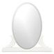 La Marisia Creamy Pearl Oval Vanity Mirror
