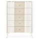 La Marisia Creamy Pearl 5 Drawer Chest
