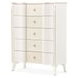 La Marisia Creamy Pearl 5 Drawer Chest