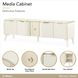 La Marisia Creamy Pearl 80" Media Cabinet