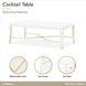 La Marisia Creamy Pearl Rectangular Cocktail Table