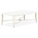 La Marisia Creamy Pearl Rectangular Cocktail Table