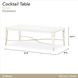 La Marisia Creamy Pearl Rectangular Cocktail Table