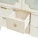 Maris Bay Creamy Pearl 2 Door Display Cabinet
