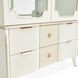 Maris Bay Creamy Pearl 2 Door Display Cabinet