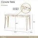 La Marisia Creamy Pearl Rectangular Console Table
