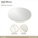La Marisia Creamy Pearl Oval Wall Mirror