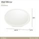 La Marisia Creamy Pearl Oval Wall Mirror