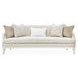La Marisia Tranquil and Creamy Pearl Chenille 91" Sofa