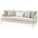 La Marisia Tranquil and Creamy Pearl Chenille 91" Sofa