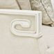 La Marisia Tranquil and Creamy Pearl Chenille 91" Sofa