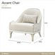 La Marisia Champagne and Tranquil Accent Chair