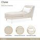 La Marisia Tranquil and Light Champagne Chaise