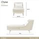 La Marisia Tranquil and Light Champagne Chaise