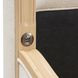 Camellia Field Cornsilk and Caramel King Upholstered Panel Bed with USB Charging