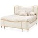 Camellia Field Cornsilk and Caramel Upholstered Panel Bedroom Set with USB Charging