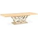 Camellia Field Caramel Extendable Rectangular Dining Room Set