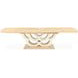 Camellia Field Caramel Extendable Rectangular Dining Room Set