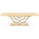 Camellia Field Caramel Extendable Rectangular Dining Room Set