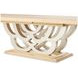 Camellia Field Caramel 124" Extendable Rectangular Dining Table