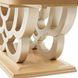 Camellia Field Caramel 124" Extendable Rectangular Dining Table