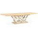 Camellia Field Caramel Extendable Rectangular Dining Room Set