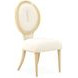 Camellia Field Cornsilk Upholstered Dining Side Chair Set of 2