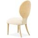 Camellia Field Cornsilk Upholstered Dining Side Chair Set of 2