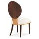 Rosemere Warm Pecan and Linen Dining Side Chair