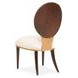 Rosemere Warm Pecan and Linen Dining Side Chair