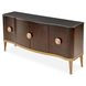 Camellia Field Warm Pecan Sideboard with Adjustable Shelves