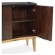 Camellia Field Warm Pecan Sideboard with Adjustable Shelves