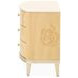 Camellia Field Cornsilk and Caramel Upholstered Panel Bedroom Set with USB Charging