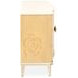 Camellia Field Cornsilk and Caramel Upholstered Panel Bedroom Set with USB Charging