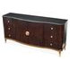 Camellia Field Pecan Upholstered Bedroom Set