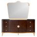 Camellia Field Pecan Upholstered Bedroom Set