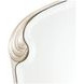 Camellia Field Champagne Gold Arched Dresser Mirror